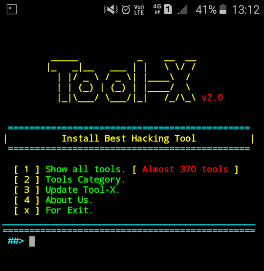 Tool-X is a Kali Linux hacking tools installer for Termux and linux system